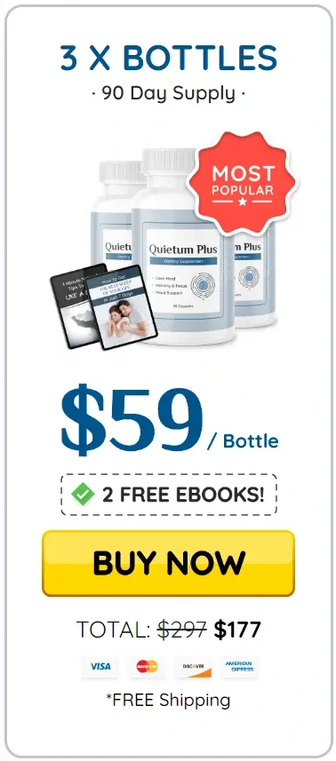 Quietum Plus Tonic 3 bottle
